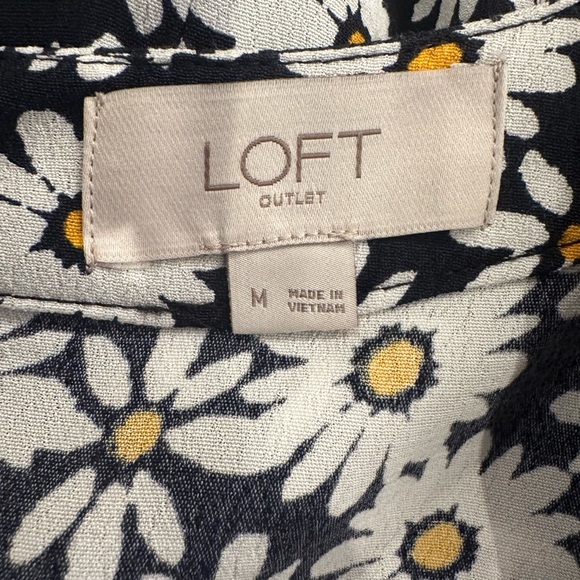 Loft Daisy Print Dress - Picture 3 of 4
